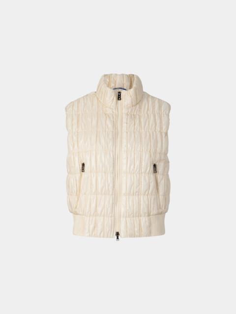 BOGNER Sally quilted vest in Cream