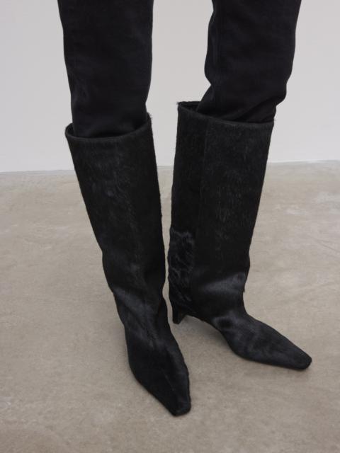 House of Dagmar Boot black pony hair