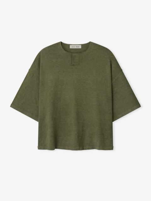 ESSENTIALS Soft Knit Short Sleeve Henley
