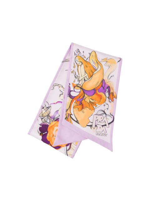 Prada Fantasy silk foulard