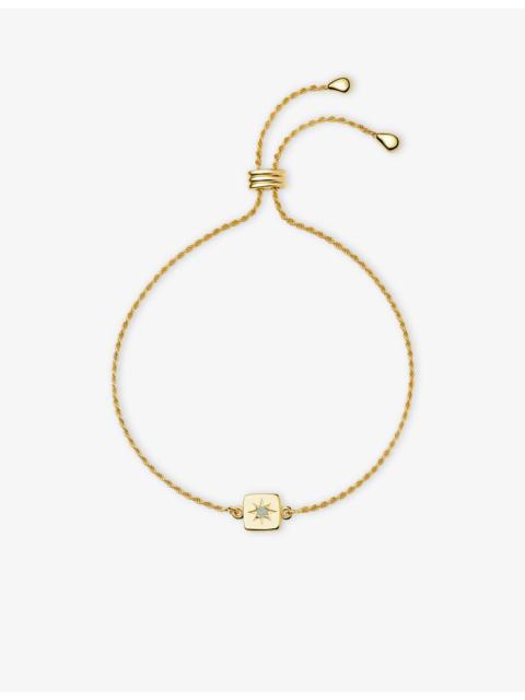 MISSOMA Birthstone 18ct Yellow Gold Vermeil and Citrine Slider Bracelet