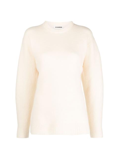 crew-neck wool jumper