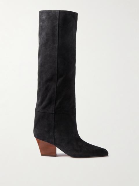 PARIS TEXAS Jane Suede Knee Boots