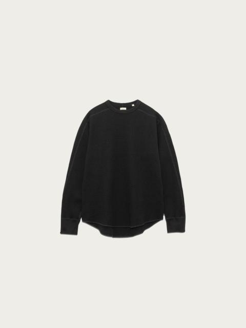 Nanamica Crew Neck Thermal Sweat - Black