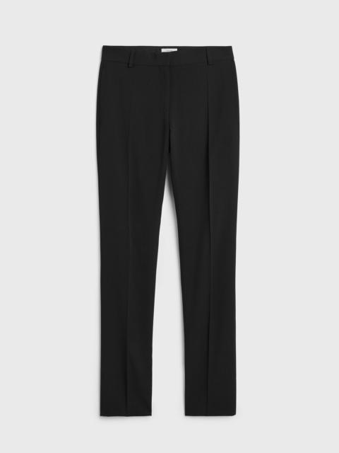 TOTEME Slim stretch wool trousers black