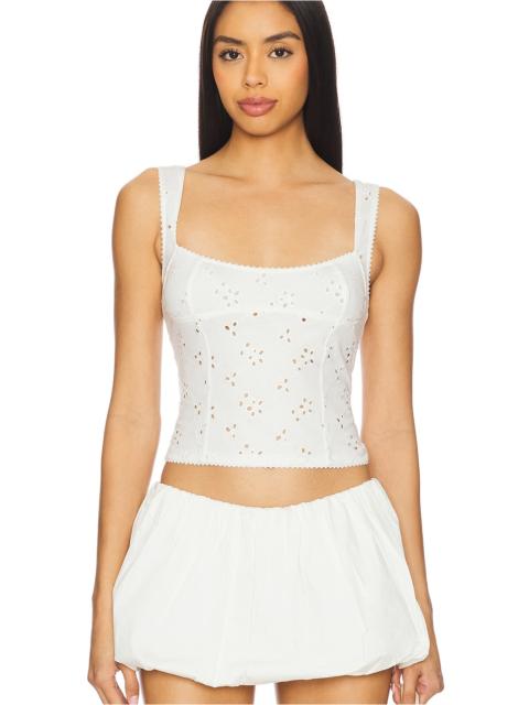 FREE PEOPLE Full Bloom Eyelet Cami