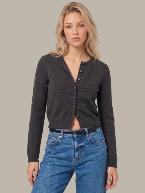 525 america 100% Cashmere Crewneck Cardigan