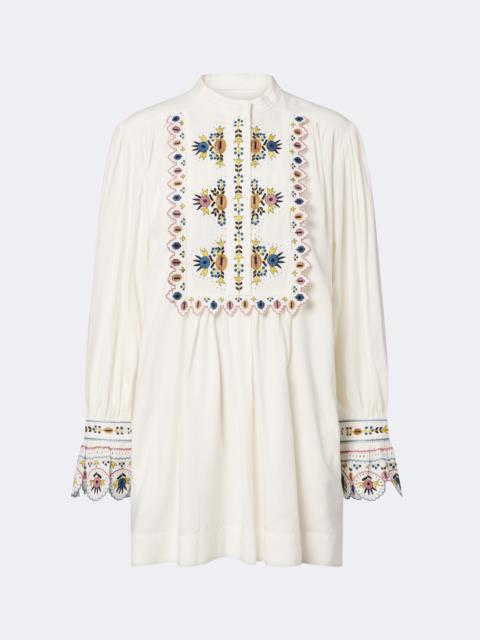 Isabel Marant Étoile Merva embroidered minidress
