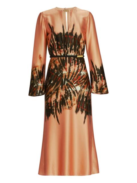 SILVIA TCHERASSI Pesaro abstract-print midi dress