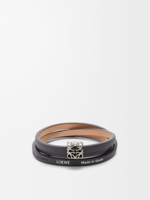 Loewe Anagram Bombé twist bracelet in calfskin