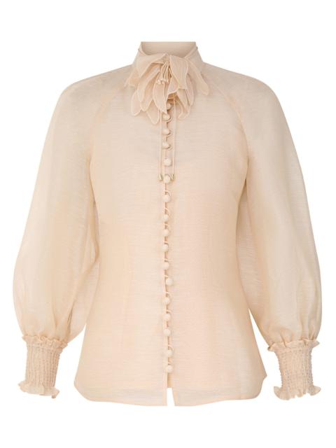Zimmermann ILLUSTRATION BUTTONED BLOUSE