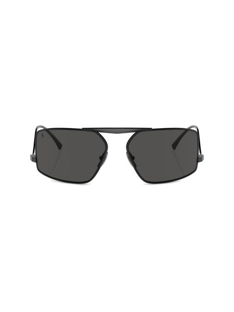 Ferrari rectangle-frame sunglasses