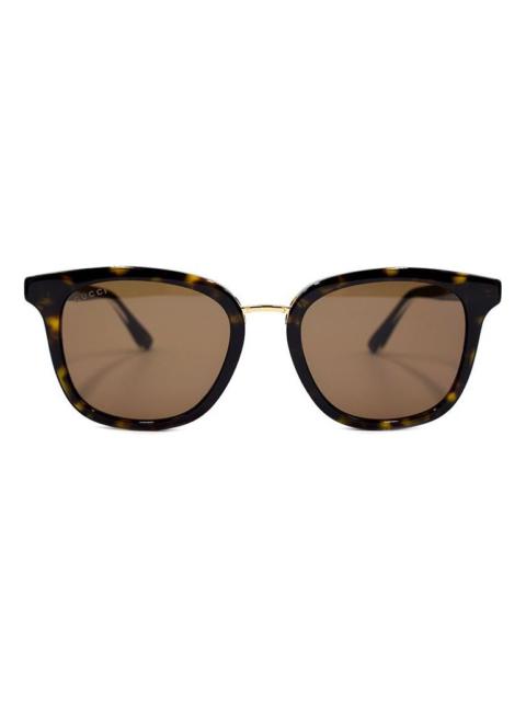 GUCCI Gucci Classic Webbing Series travel Version square frame Sunglasses Tortoiseshell Color GG0851SK-003