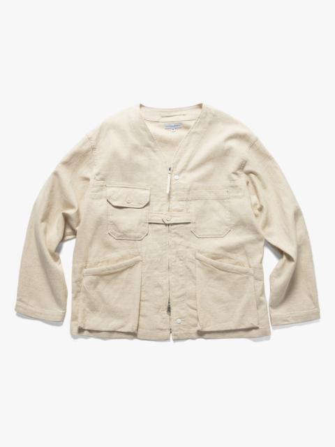 Engineered Garments Cardigan Jacket CL Java Cloth Natural