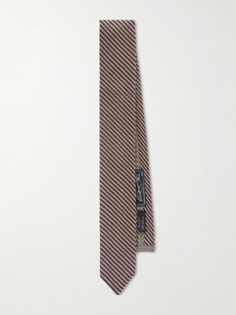 mfpen 6cm Striped Knitted Silk Tie