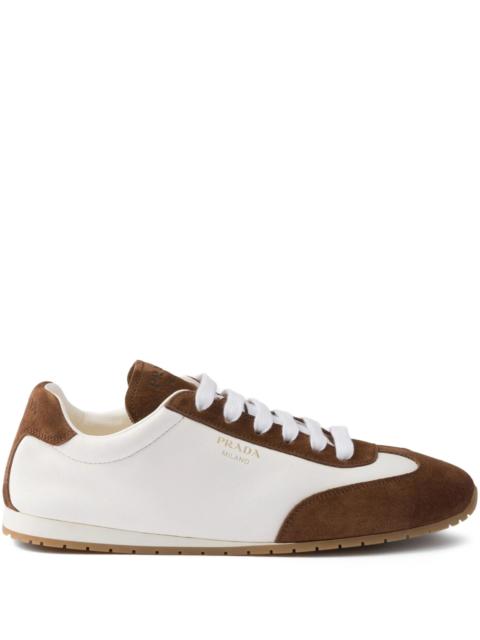 Prada Prada Suede Leather Sneakers