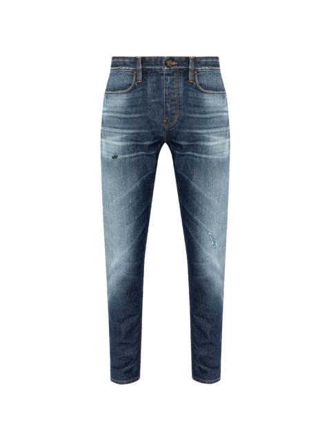 washed effect jeans