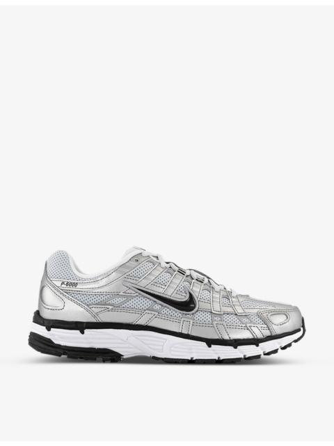 P-6000 low-top mesh and leather trainers