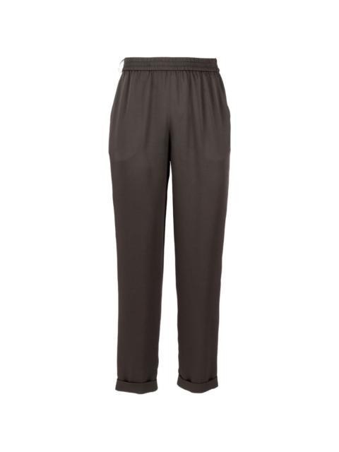 EMPORIO ARMANI elasticated tapered trousers