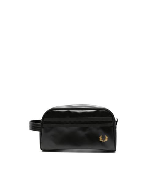 Fred Perry logo-detail wash bag
