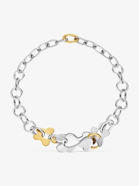 TOUS Two-tone steel motif Necklace TOUS Strain