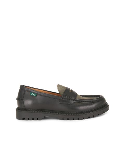 Polo Ralph Lauren Jett Penny Leather & Suede Casual Shoe