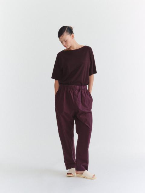 CASEY/CASEY SIMPLE PANT - H COT - AUBURN