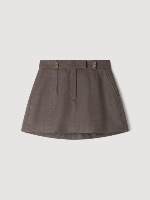 Sandro WOOL SKORT