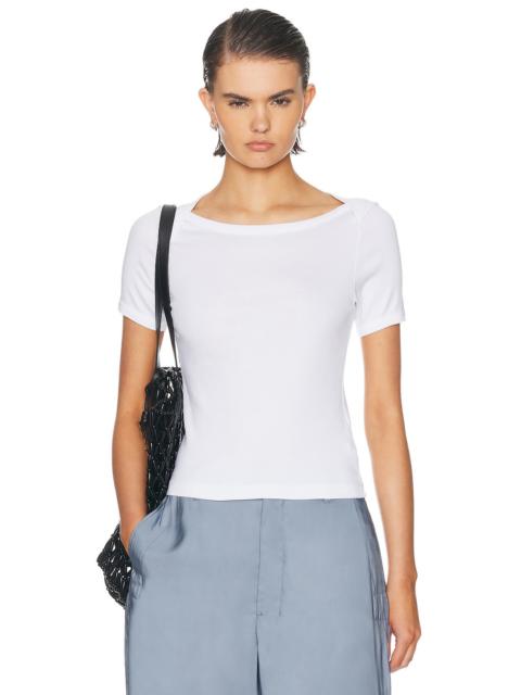 Enza Costa Supima Cotton Beateau Tee