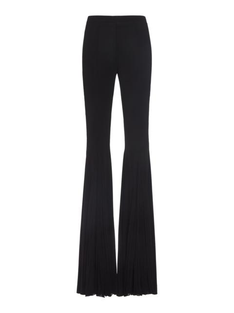 NENSI DOJAKA Georgette Flared Trousers black
