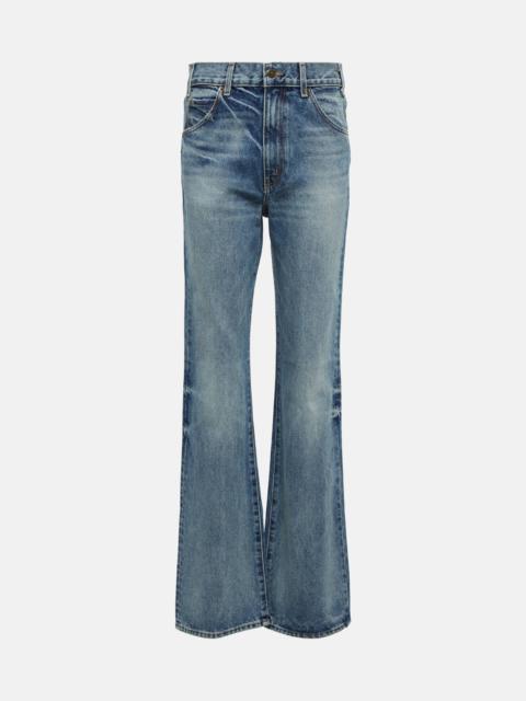 NILI LOTAN Joan high-rise straight jeans