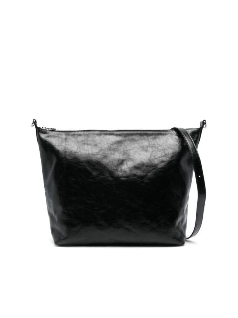 Marine Serre Moonogram-embossed leather cross body bag