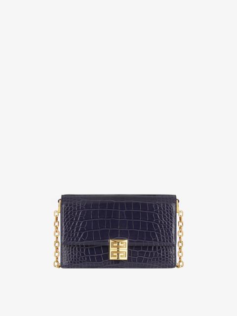 Givenchy MEDIUM 4G BAG IN ALLIGATOR WITH CHAIN