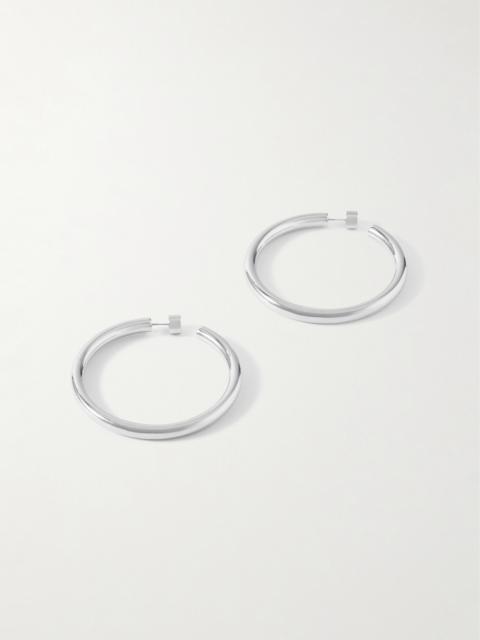 JENNIFER FISHER Natasha Silver-plated Hoop Earrings