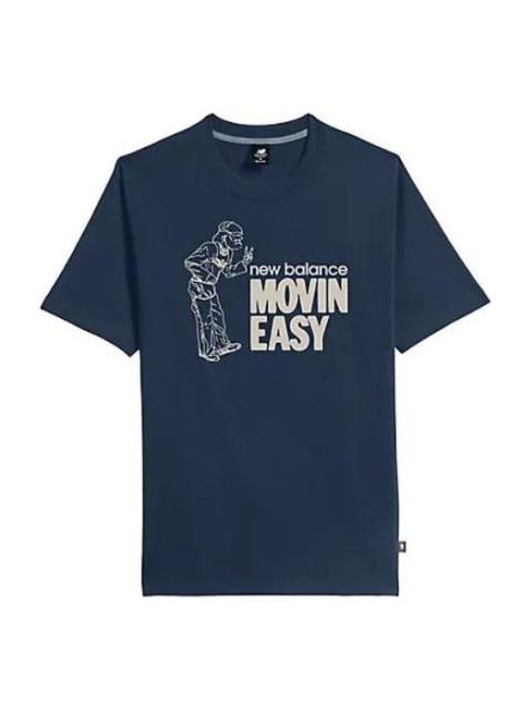 New Balance New Balance Movin Easy T-Shirt 'Navy' MT33903-NNY