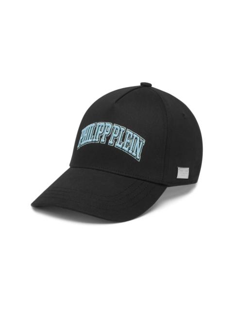 logo-embroidered baseball cap