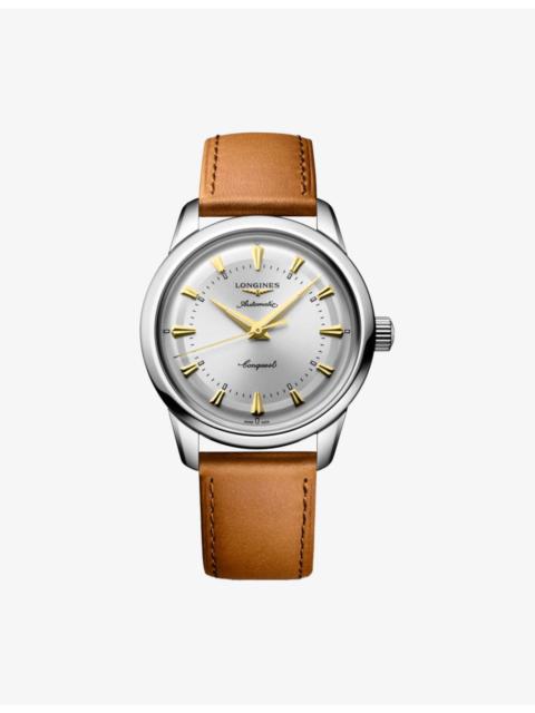Longines L1.649.4.72.2 Conquest Heritage Stainless-Steel Automatic Watch