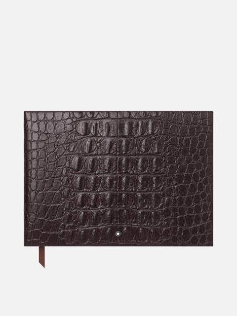 Montblanc Guest Book Croco Print Brown