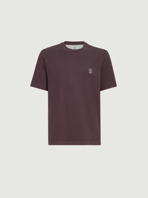 Brunello Cucinelli Cotton jersey crew neck T-shirt with logo