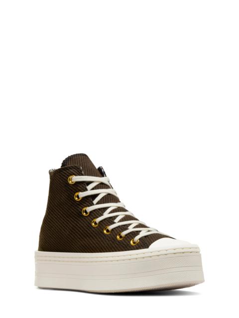 Chuck Taylor All Star Modern Lift High Top Sneaker in Fresh Brew/Trek