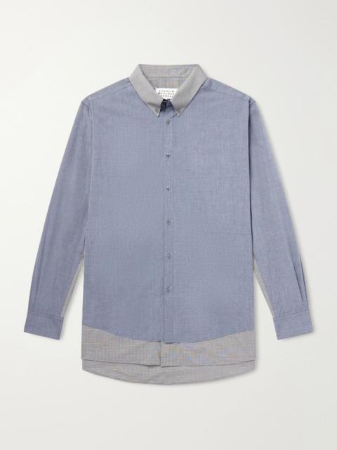 Maison Margiela Double Checked Cotton-Poplin Shirt