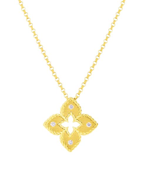ROBERTO COIN Women's Petite Venetian Extra-Small 18K Yellow Gold & Diamond Pendant Necklace - Yellow Gold