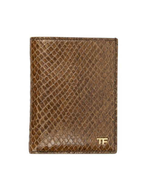 TOM FORD Phyton-print leather wallet