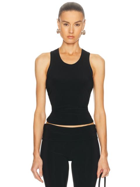 NORMA KAMALI Racerback Tank Top