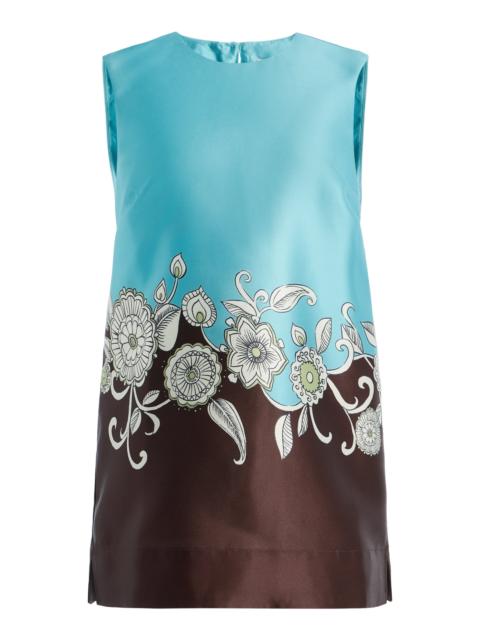 ALÉMAIS Gia Printed Twill Top multi