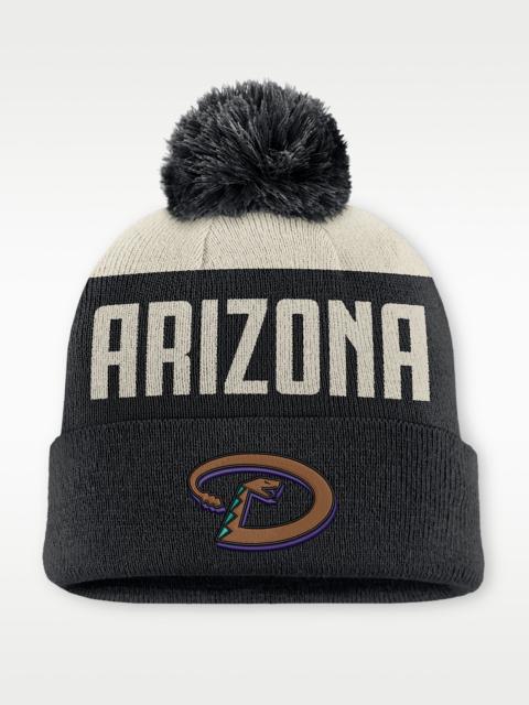 Nike Arizona Diamondbacks Cooperstown Peak Men's Nike MLB Cuffed Pom Beanie