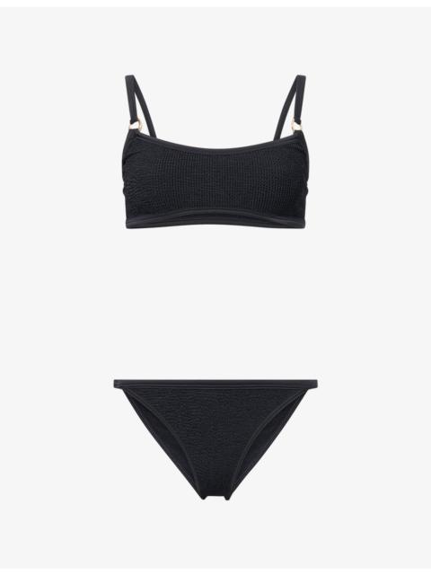 Hunza G Iris Gold-Hoop Bikini Set