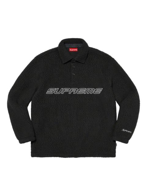 Supreme logo polo shirt