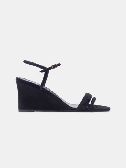 Emme Parsons SIMPLE WEDGE IN BLACK SUEDE