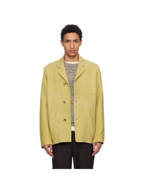 Paul Smith Tan Nubuck Leather Jacket